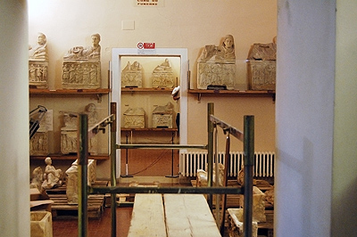 Guarnacci Museum in Volterra (Toscane, Italië), Guarnacci Museum in Volterra (Tuscany, Italy)