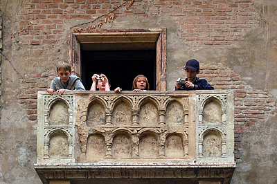 Casa di Giullietta, Verona, Veneto, Itali; House of Juliet, Verona