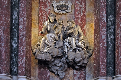 Heinrich Meyring: Heige Familie (Scalzi, Veneti), Heinrich Meyring: Holy Family (Scalzi, Venice)