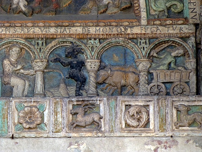 San Zeno redt de wagenmenner (Verona), Basilica of San Zeno (San Zenone), Verona