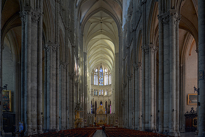 Kathedraal van Amiens (Hauts-de-France, Frankrijk), Amiens Cathedral (Hauts-de-France, France)