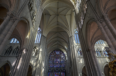 Kathedraal van Amiens (Hauts-de-France, Frankrijk), Amiens Cathedral (Hauts-de-France, France)