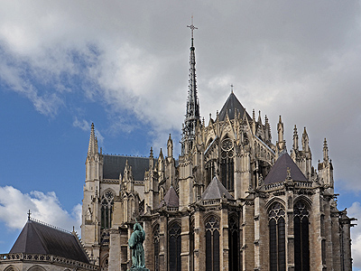 Kathedraal van Amiens (Hauts-de-France, Frankrijk), Amiens Cathedral (Hauts-de-France, France)