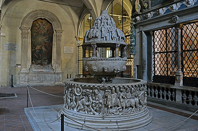 Basiliek van San Frediano, Lucca, Toscane, Itali, Basilica of San Frediano, Lucca, Tuscany, Italy