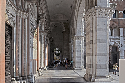 Kathedraal van Lucca, Toscane, Itali; Lucca Cathedral, Lucca, Tuscany, Italy