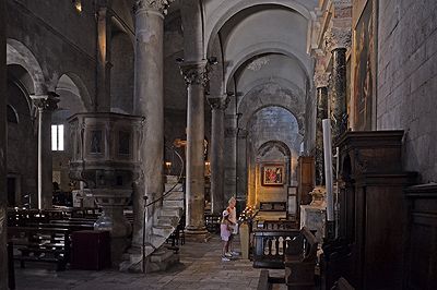 Kerk San Michele in Foro, Lucca, Toscane, Itali; San Michele in Foro, Lucca, Tuscany, Italy