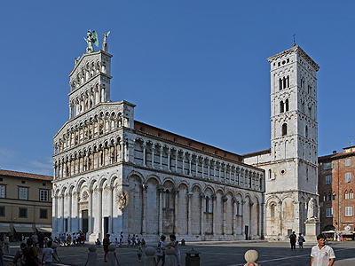 Kerk San Michele in Foro, Lucca, Toscane, Itali, San Michele in Foro, Lucca, Tuscany, Italy