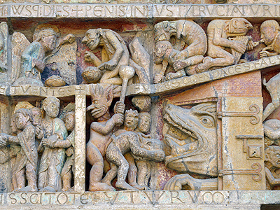 Abdijkerk van Sainte-Foy, Conques, Frankrijk, Abbey Church of Saint Foy, Conques, France