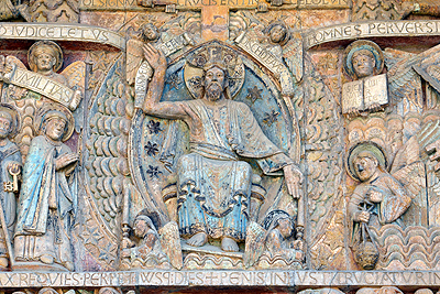 Abdijkerk van Sainte-Foy, Conques, Frankrijk, Abbey Church of Saint Foy, Conques, France