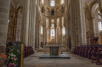 Abdijkerk van Sainte-Foy, Conques, Frankrijk, Abbey Church of Saint Foy, Conques, France