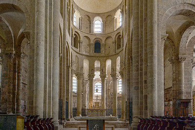 Abdijkerk van Sainte-Foy, Conques, Frankrijk, Abbey Church of Saint Foy, Conques, France