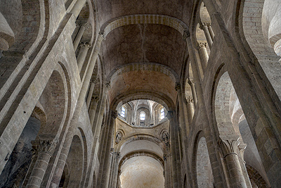 Abdijkerk van Sainte-Foy, Conques, Frankrijk; Abbey Church of Saint Foy, Conques, France