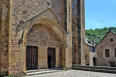 Abdijkerk van Sainte-Foy, Conques, Frankrijk, Abbey Church of Saint Foy, Conques, France