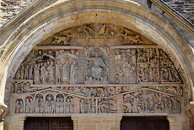 Abdijkerk van Sainte-Foy, Conques, Frankrijk, Abbey Church of Saint Foy, Conques, France