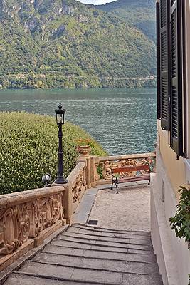 Villa Balbianello, Comomeer (Lombardije, Italië); Villa Balbianello, Lake Como (Lombardy, Italy)