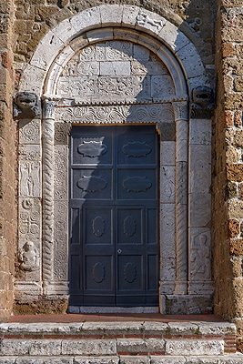 Kathedraal van Sovana (Toscane, Itali), Sovana Cathedral (Tuscany, Italy)
