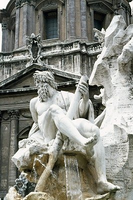 Vierstromenfontein (Rome), Fountain of the Four Rivers