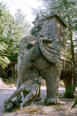 Tuinen van Bomarzo (Lazio, Itali), Gardens of Bomarzo (Lazio, Italy)