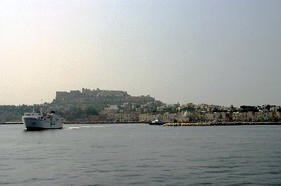 Boat naar Ischia (Campani, Itali), Boat to Ischia (Campania, Italy)