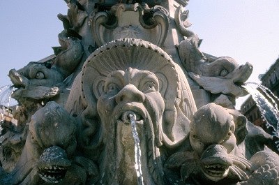 Pantheonfontein (Rome, Itali), Fountain at the Piazza della Rotonda (Rome, Italy)
