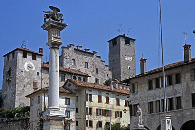 Piazza Maggiore, Feltre (BL, Veneto, Itali), Piazza Maggiore, Feltre (BL, Veneto, Italy)