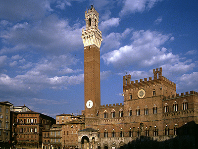 Palazzo Pubblico, Il Campo, Siena, Toscane, Itali; Palazzo Pubblico, Il Campo, Siena, Tuscany, Italy