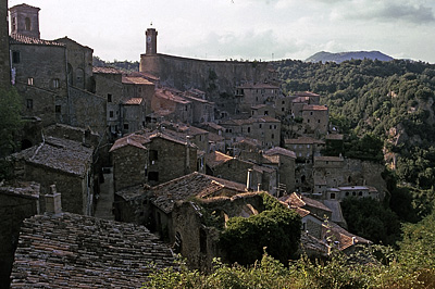 Sorano (Toscane, Itali), Roccalbegna (Tuscany, Italy)