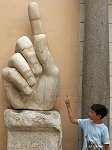 Kolossaal beeld van Keizer Constantijn (Rome); Colossal statue of Constantine