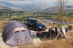 Op de camping (Abruzzen, Itali).; On the campsite (Abruzzo, Italy)