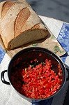 Brood en tomaat (Abruzzen, Italië); Bread and Tomato (Abruzzo, Italy)