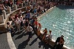 Trevifontein (Fontana di Trevi), Rome, Itali; Trevi Fountain, Rome, Latium, Italy