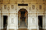 Proscenium, Teatro Olimpico, Vicenza; Teatro Olimpico (Andrea Palladio), Vicenza, Italy