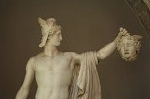 Antonio Canova: Perseus met het hoofd van Medusa; Antonio Canova: Perseus with head of Medusa.