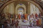 School van Athene, Rafal, Rome; The School of Athens, Raphael, Rome