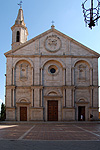 Co-kathedraal van Pienza (SI, Toscane, Itali); Pienza Cathedral (SI, Tuscany, Italy)