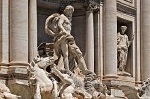 Trevifontein (Fontana di Trevi), Rome, Itali; Trevi Fountain, Rome, Latium, Italy