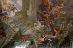 Kerk van Sint-Ignatius. Rome, Itali; Church of Saint Ignatius, Rome, Italy