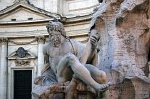 Vierstromenfontein (Rome, Itali); Fountain of the Four Rivers (Rome, Italy)