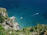 Kust bij Amalfi.; Amalfi coast.