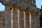Tempel in Paestum (Campanië. Italië); Temple in Paestum (Campania, Italy)