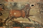 Huis van de Jacht, Pompeii, Campani, Itali; Casa dei Ceii, Pompeii, Campania, Italy
