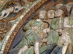 Voetsoldaten. Basilica di San Zeno, Verona, Itali; Basilica of San Zeno (San Zenone), Verona