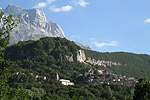 Pietracamela en Corno Piccolo (Abruzzen, Itali); Pietracamela and Corno Piccolo (Abruzzo, Italy)