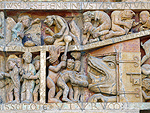 Abdijkerk van Sainte-Foy, Conques, Frankrijk; Abbey Church of Saint Foy, Conques, France