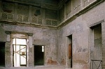 Samnitische huis in Herculaneum (Campani, Itali); Samnite house in Herculaneum (Campania, Italy)