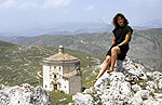 S.M. della Piet, Calascio (Abruzzen, Itali); S.M. della Piet, Rocca Calascio (Abruzzo, Italy)