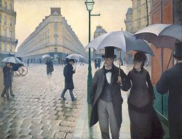 Parijs in de regen